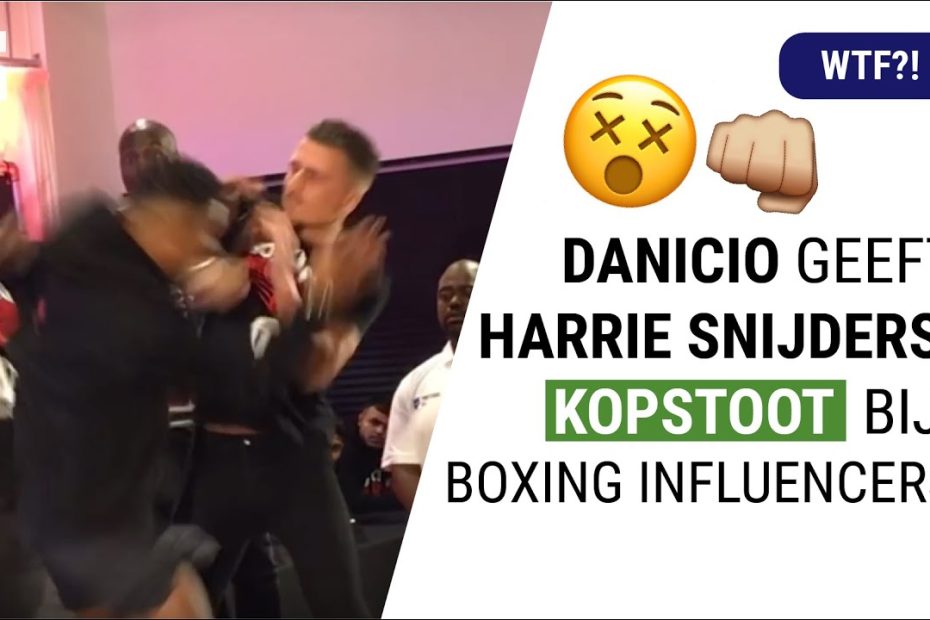 WTF?! Danicio Geeft Harrie Snijders KOPSTOOT Bij Boxing Influencers