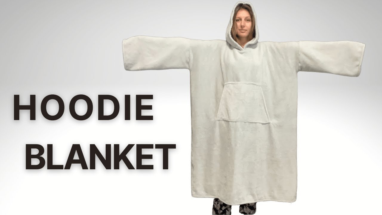 How to make a Hoodie Blanket | Oversized | DIY