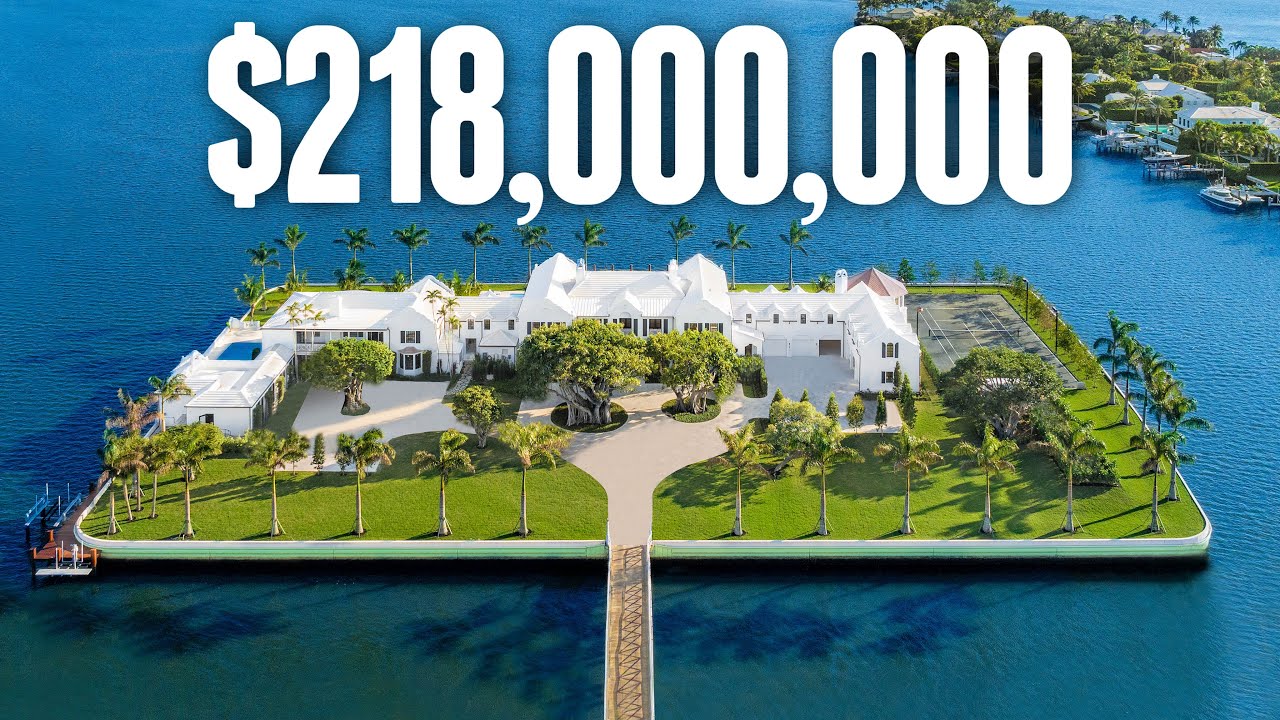 Touring a 8,000,000 Florida Mega Mansion on a Private Island