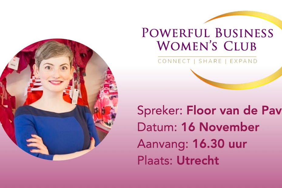 Floor van de Pavert on Powerful Business Women's Club