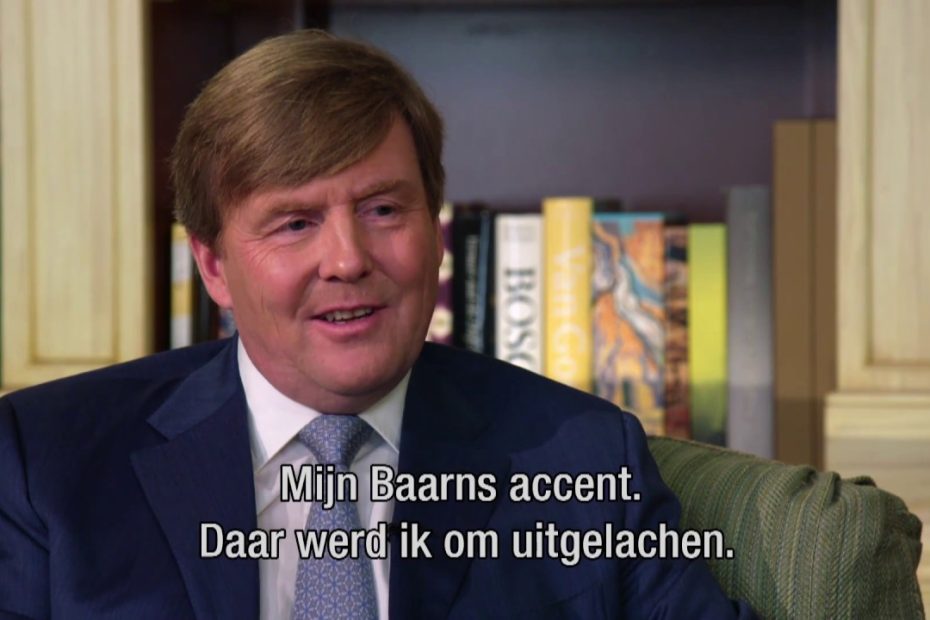 Koning Willem-Alexander werd gepest om zijn accent