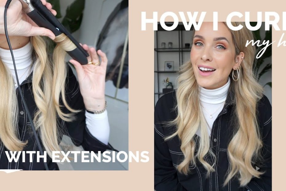 HOW I CURL MY HAIR (WITH EXTENSIONS) | MODEROSA
