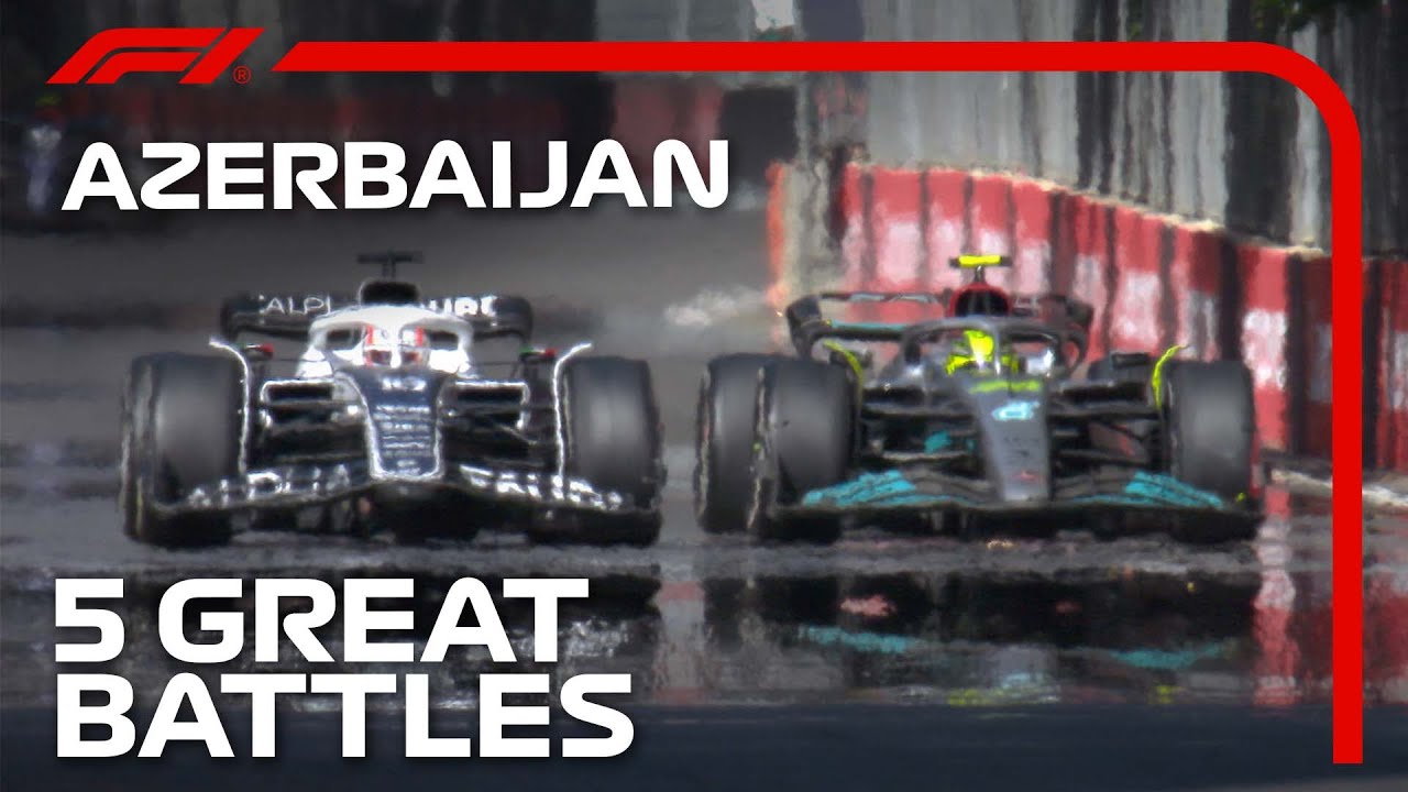 Five Great Battles at the Azerbaijan Grand Prix