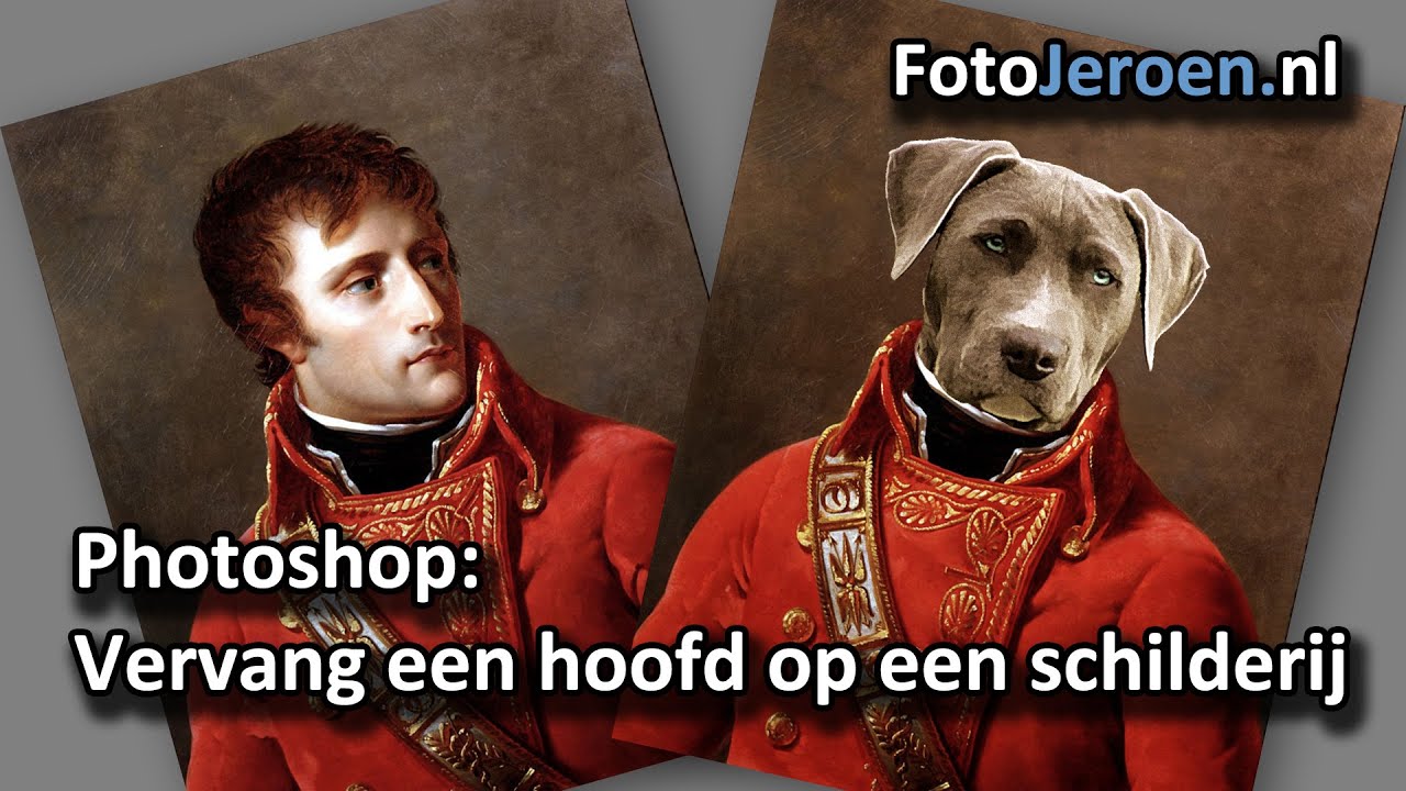 Zet je hond op een schilderij (Photoshop)