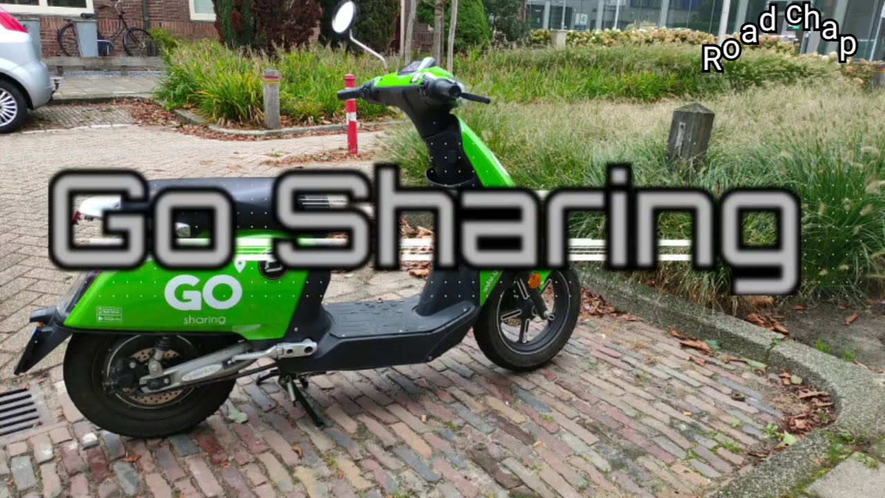 Go sharing e-scooter service /Rent a scooter in Netherlands