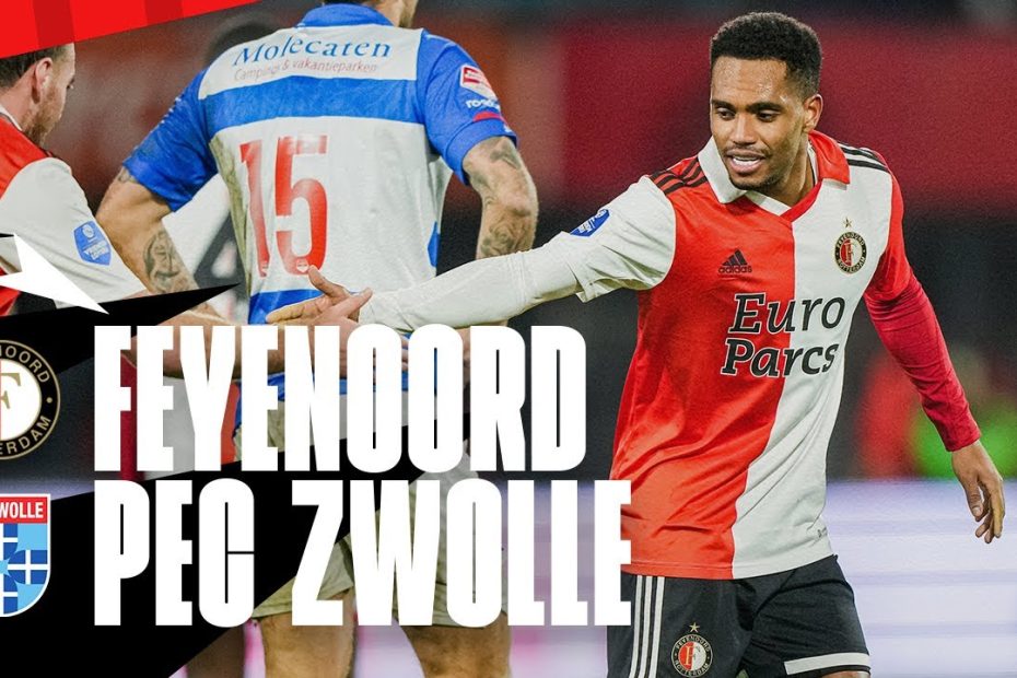Naar de achtste finales! | Highlights Feyenoord - PEC Zwolle | KNVB Beker 2022-2023