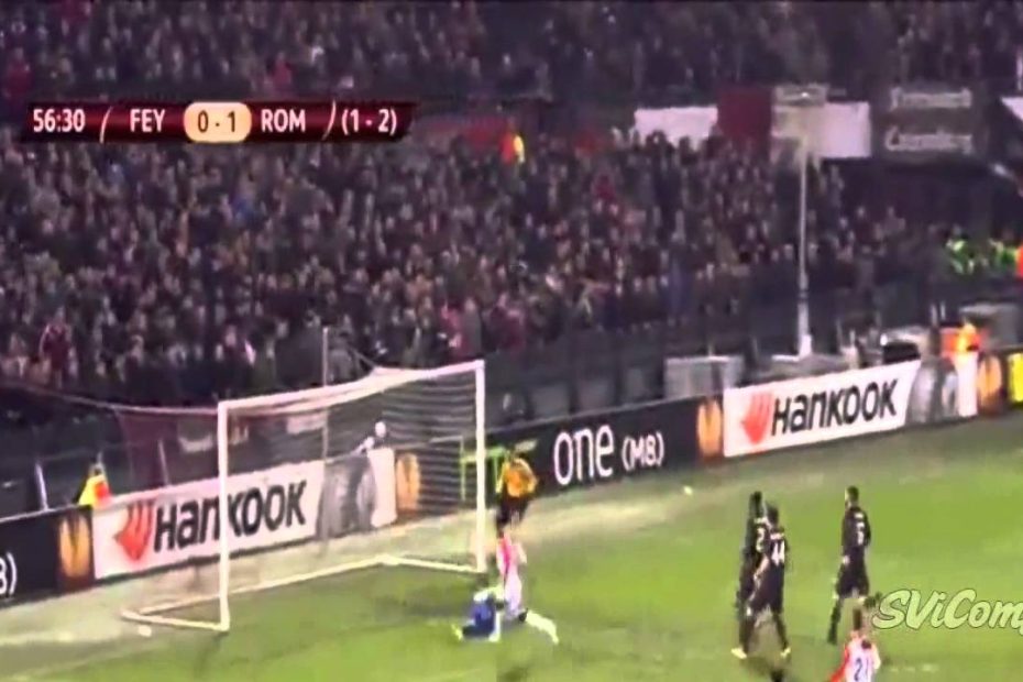 All Goals Feyenoord 1 2 AS Roma 26 02 2015 Europa League