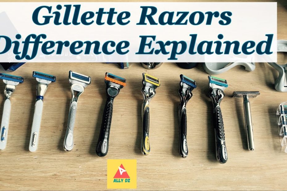 Gillette Razors - Types of Gillette Cartridges / Difference in Razors (4K) #gillette @gillette