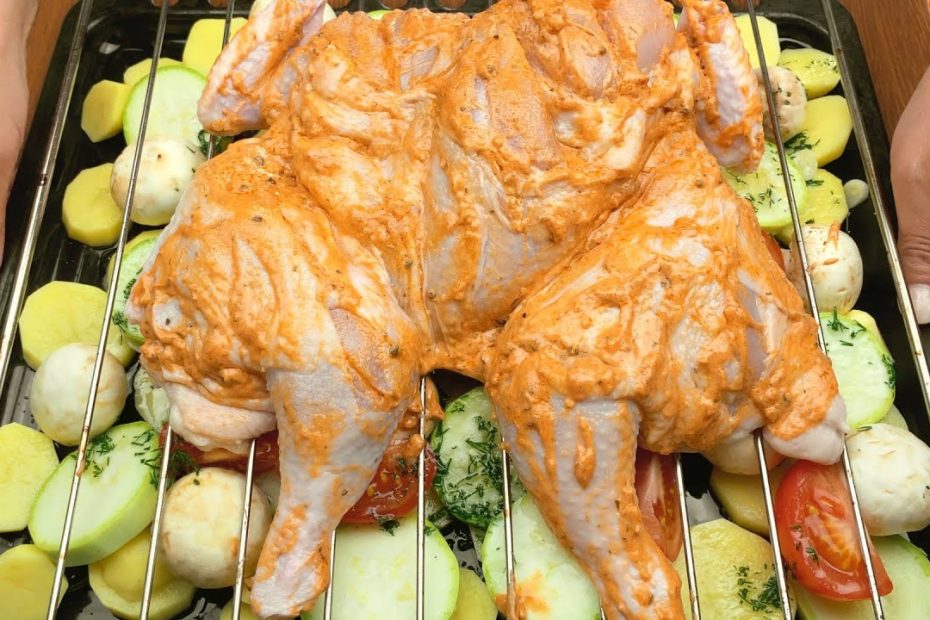 Het recept voor kip met groenten in de oven, dit is het snelste en lekkerste gerecht!