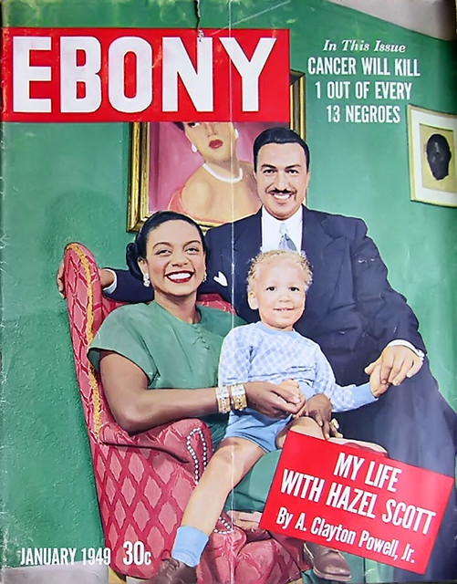 Adam Clayton Powell Family - Ebony Magazine January, 1949 | Flickr