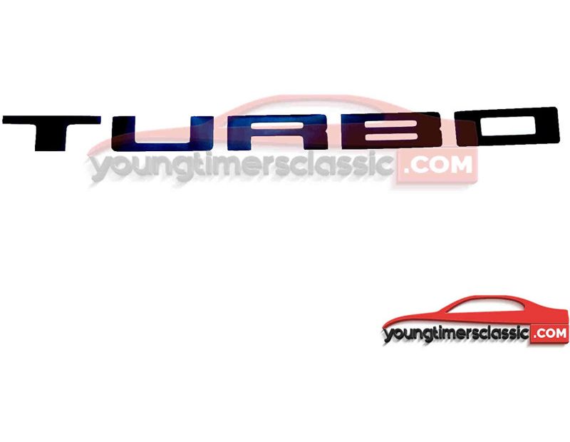 R5 Alpine Achterruit Turbo Sticker