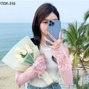 Bao Tay Chống Nắng Đăng Ten Hạ Nhiệt Cao Cấp BTCN516