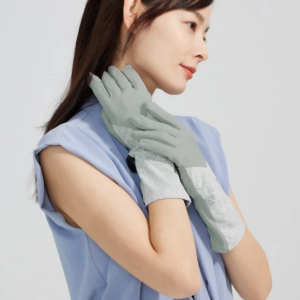 Găng tay chống nắng UV100 Aurelia KD24404 phối ren